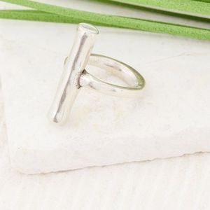 UNO DE 50 Cyclotella Textured Bar Ring